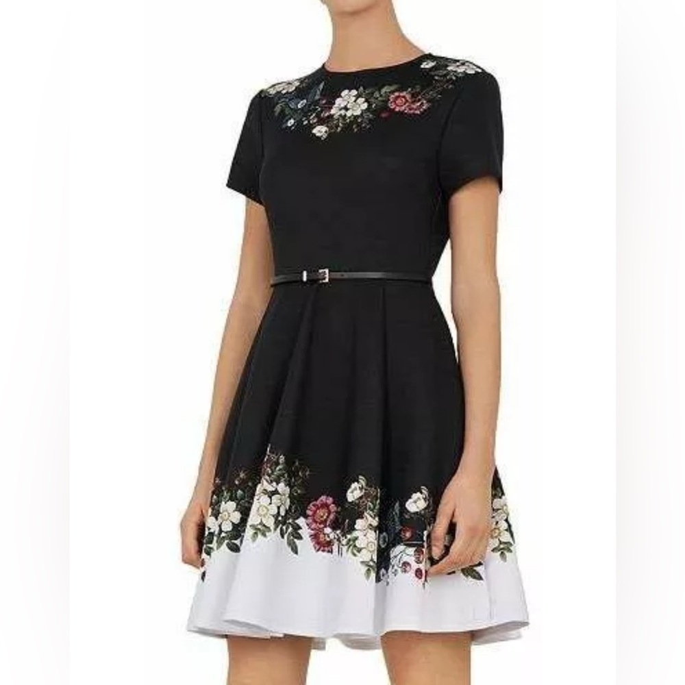 Ted Baker London Chestna Oracle Floral Skater Dress